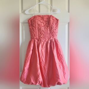 Cheeta B 100% Silk Strapless Mini Dress. Size 8